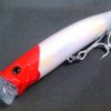 TACKLE HOUSE feed popper 150 blanc tete rouge