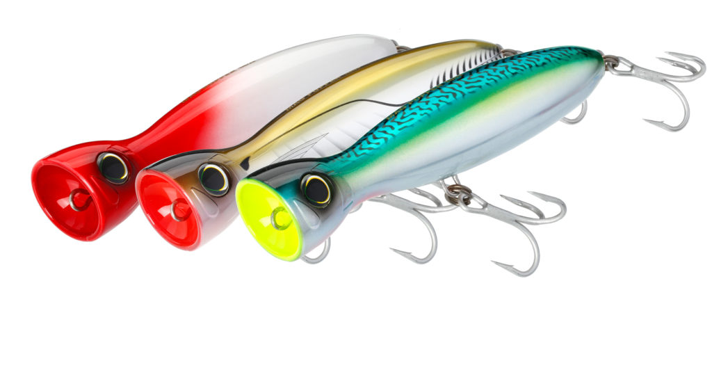 Leurre Popper En Bois Ultra Résistant Pour Pêche Au Gros – Spécial GT Et Thon – 100g, 16cm – Rose, Bleu Et Argent Métallisé